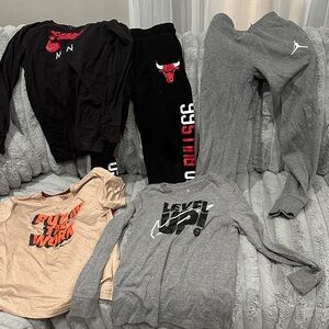 Nike & Jordan Kids Sweatpants and Joggers - Gray and Black